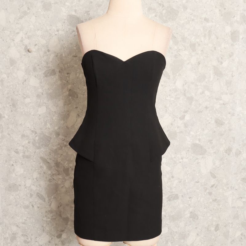 Vestido store preto mango