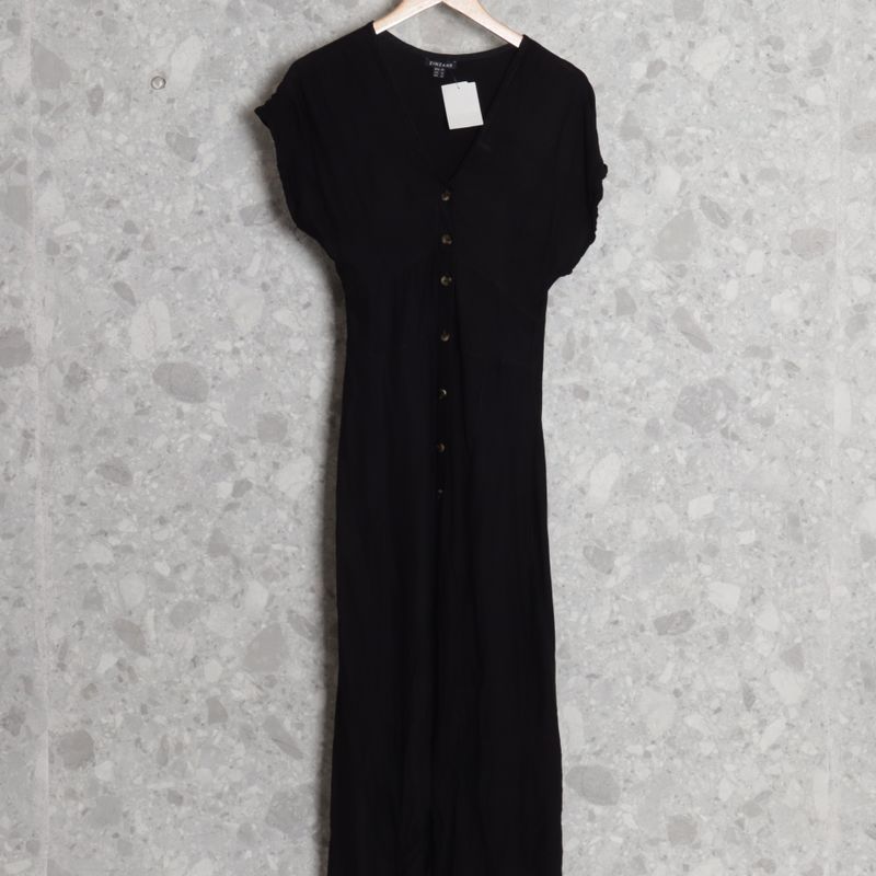Vestido Preto Zinzane Vestido Feminino Zinzane Usado 100967979