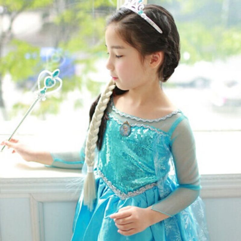 Vestido de Luxo Princesa Elsa - Frozen