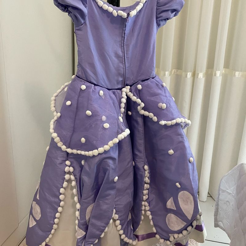 Vestido Princesa Sofia 4 Anos | Roupa Infantil para Menina Usado 81038486 |  enjoei