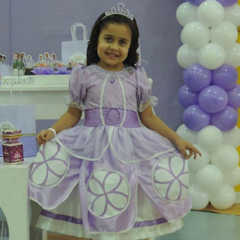 Vestido Princesa Sofia, Roupa Infantil para Menina Usado 57060030