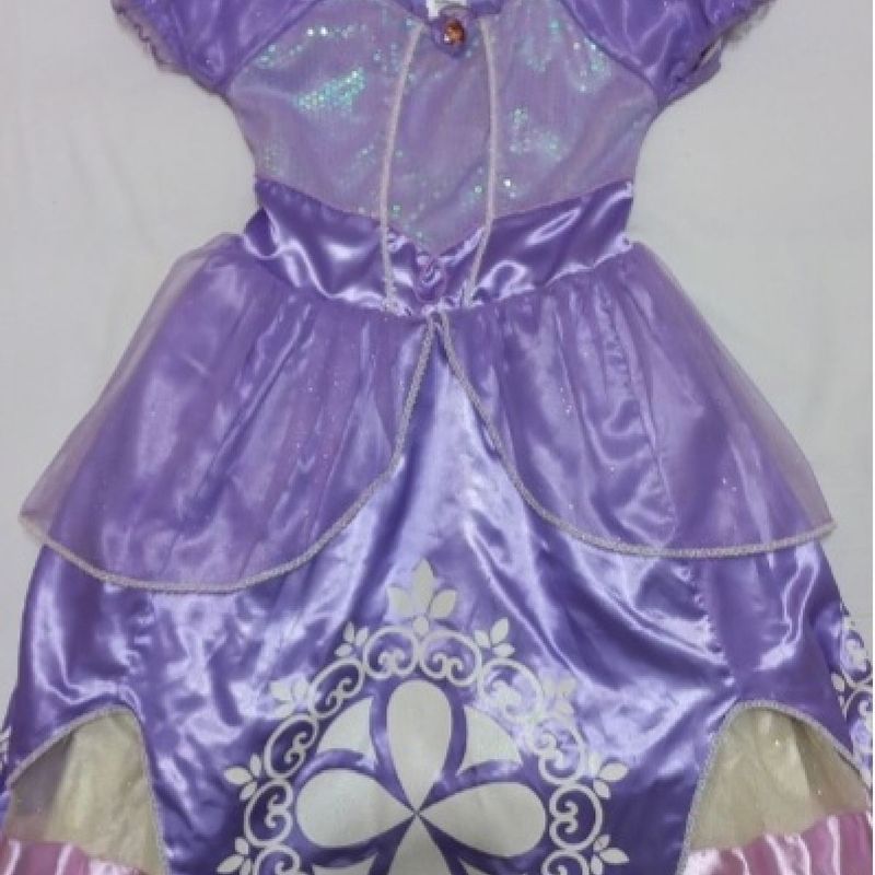 Vestido Princesa Sofia Disney Menina Infantil Luxo