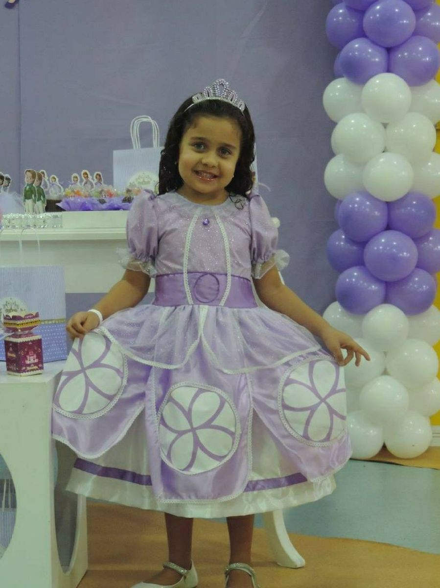Vestido Princesa Sofia  Roupa Infantil para Menina Usado