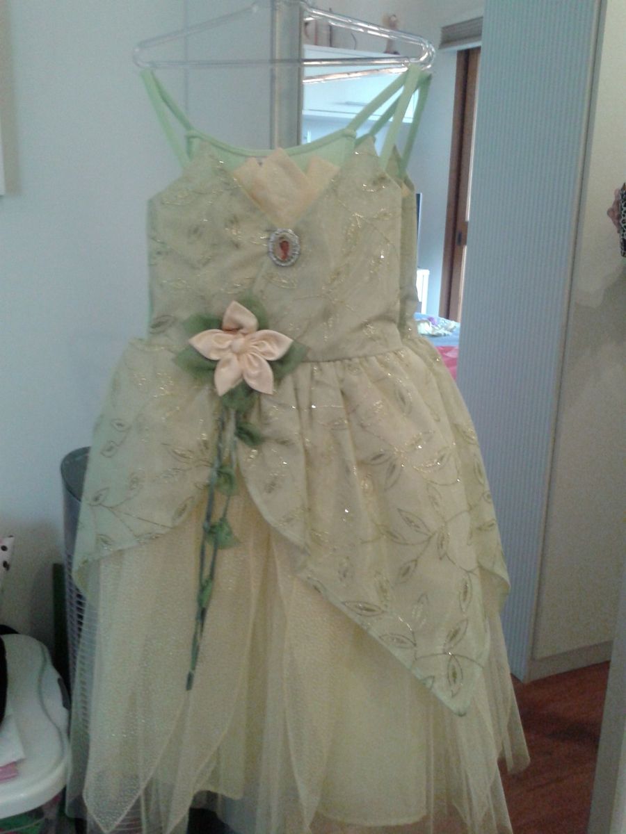 vestido da princesa tiana disney