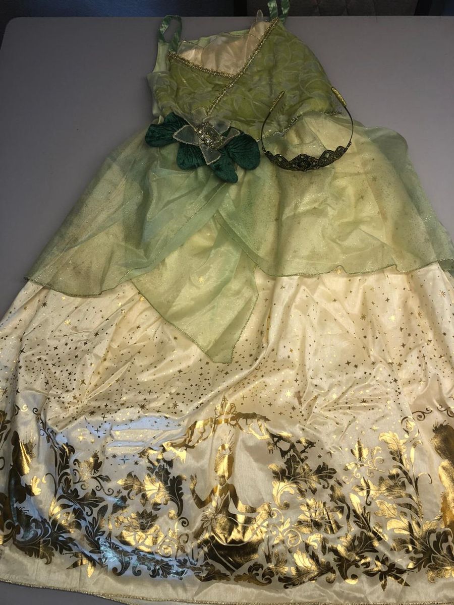 vestido princesa tiana disney