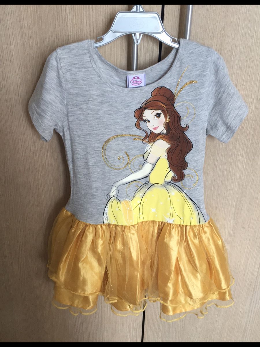 princesa disney vestido amarelo