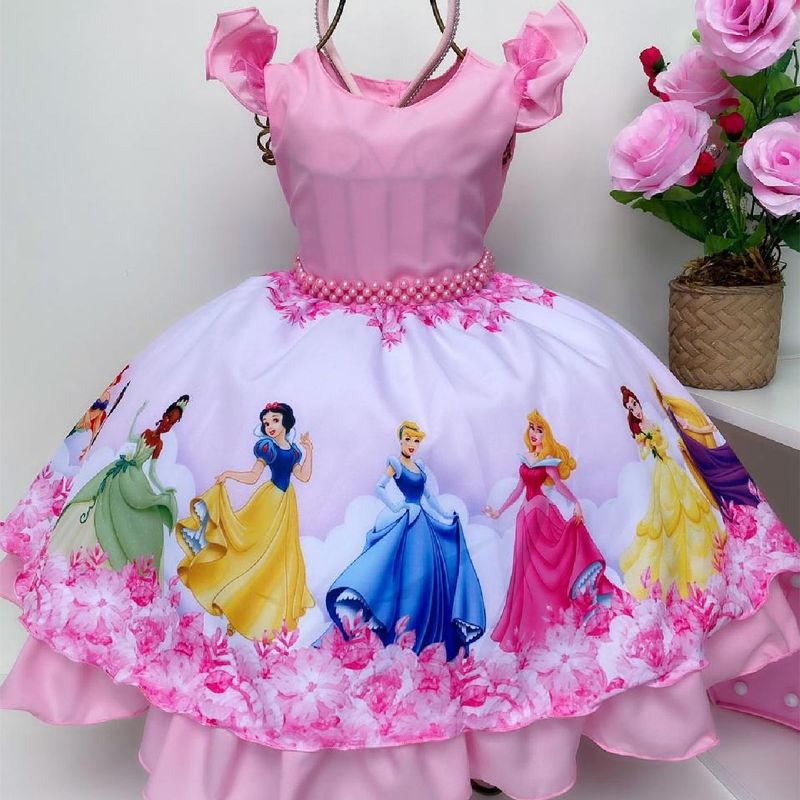 Vestidos princesas disney hot sale infantil