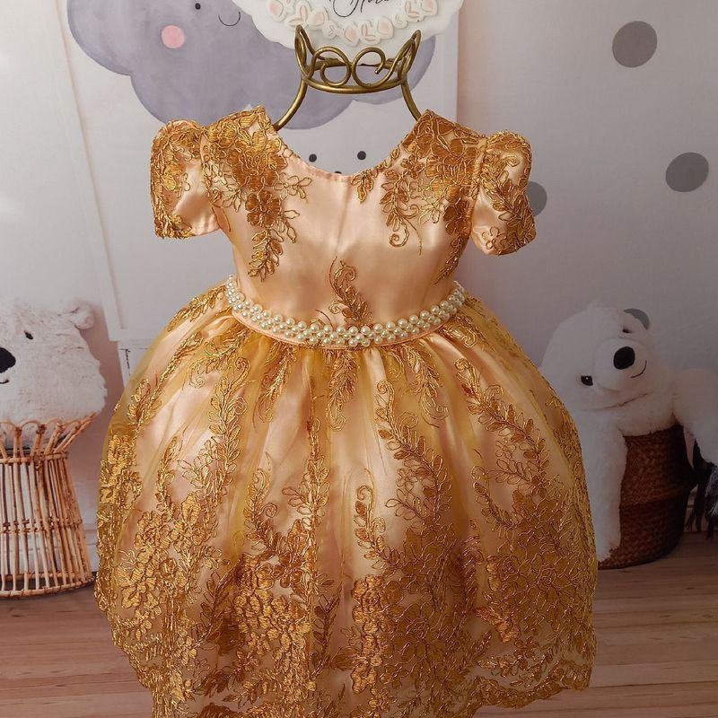 Vestido Aniversario 1 Ano Cinderela | Roupa Infantil para Bebê Usado  49137177 | enjoei