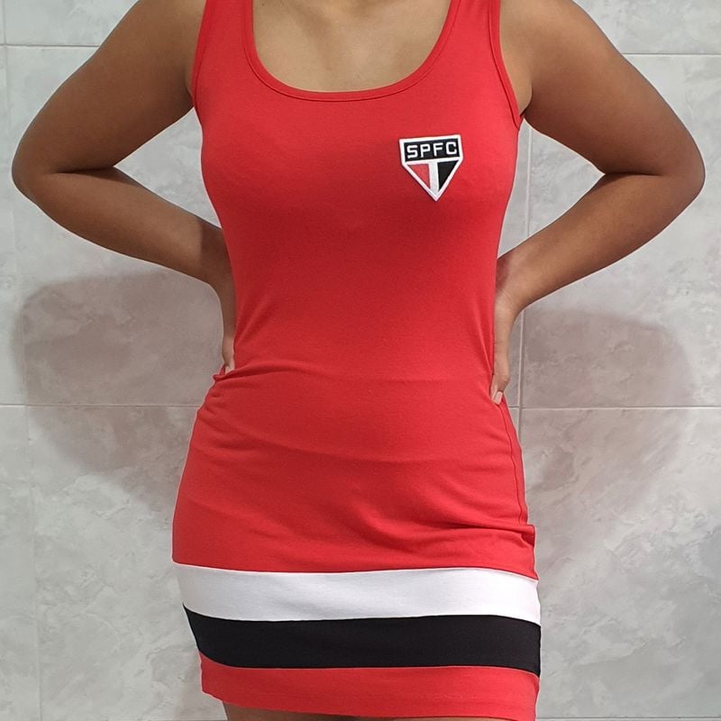 Vestido 2024 feminino spfc