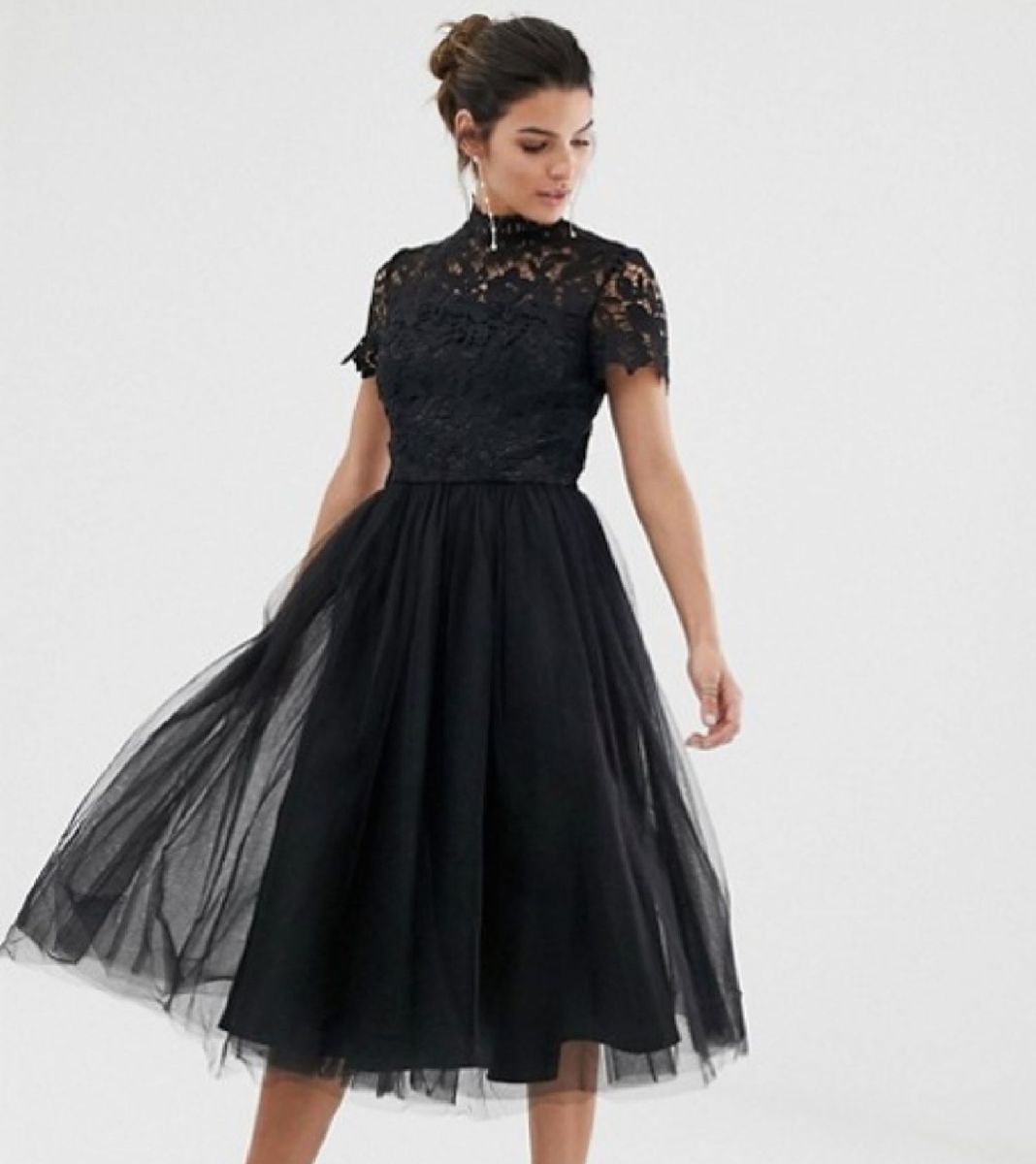 vestido renda festa - vestidos de festa asos