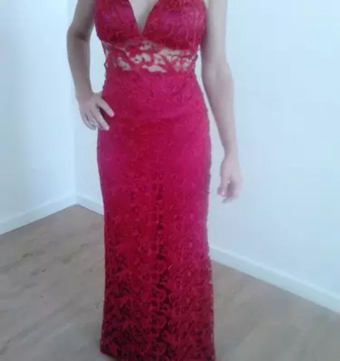 vestido de renda para festa de casamento madrinha