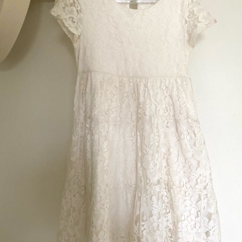 Vestido Renda Zara Infantil | Roupa Infantil para Menina Zara Usado  65750883 | enjoei