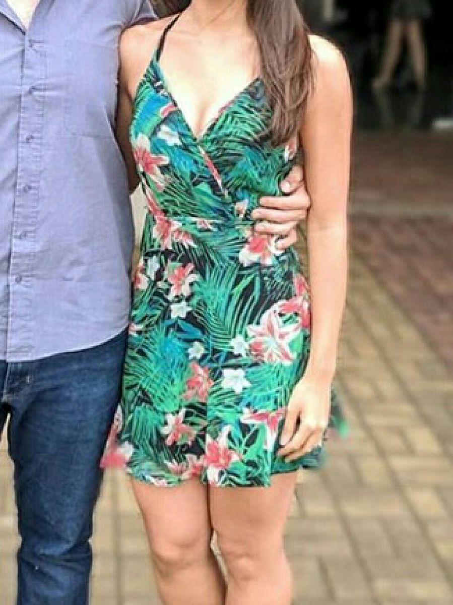 vestido renner verde