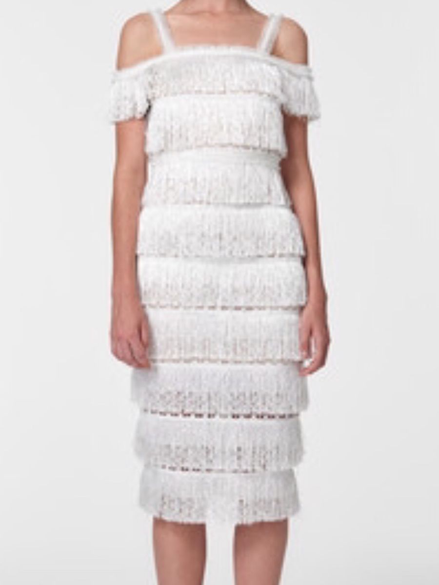 vestido retro branco