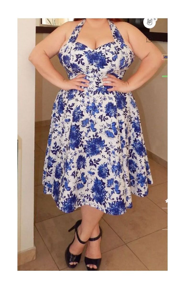 vestidos retro plus size