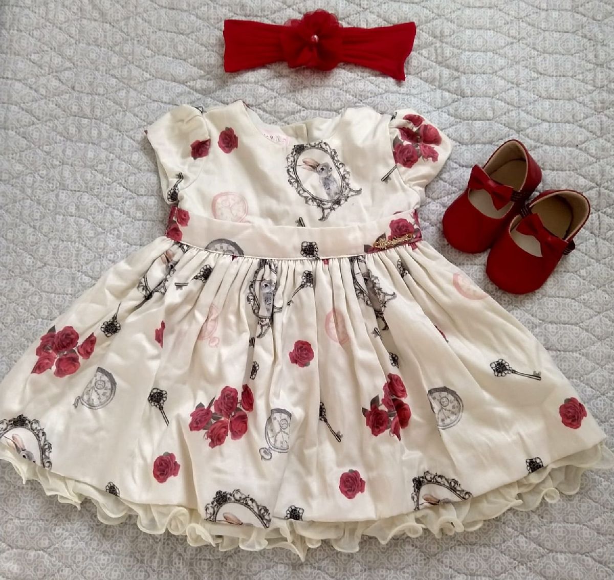 vestido de bebe rodado