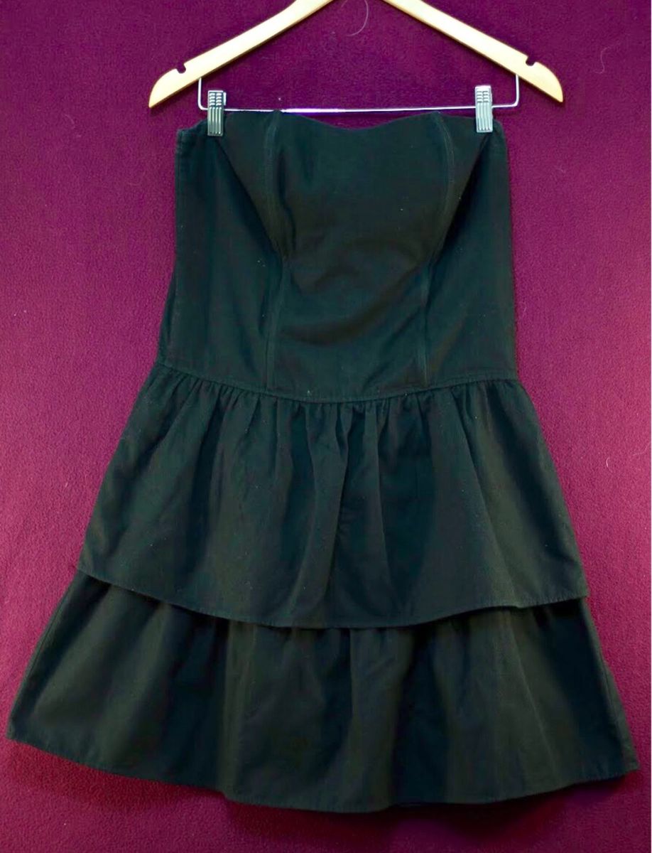 vestido rodado tomara que caia