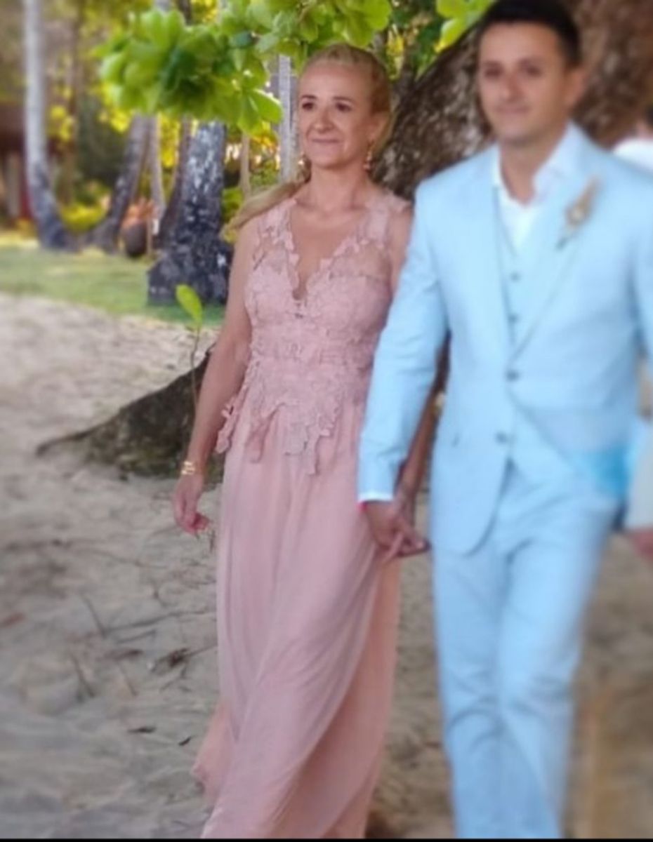 vestido rosa cha para madrinha de casamento