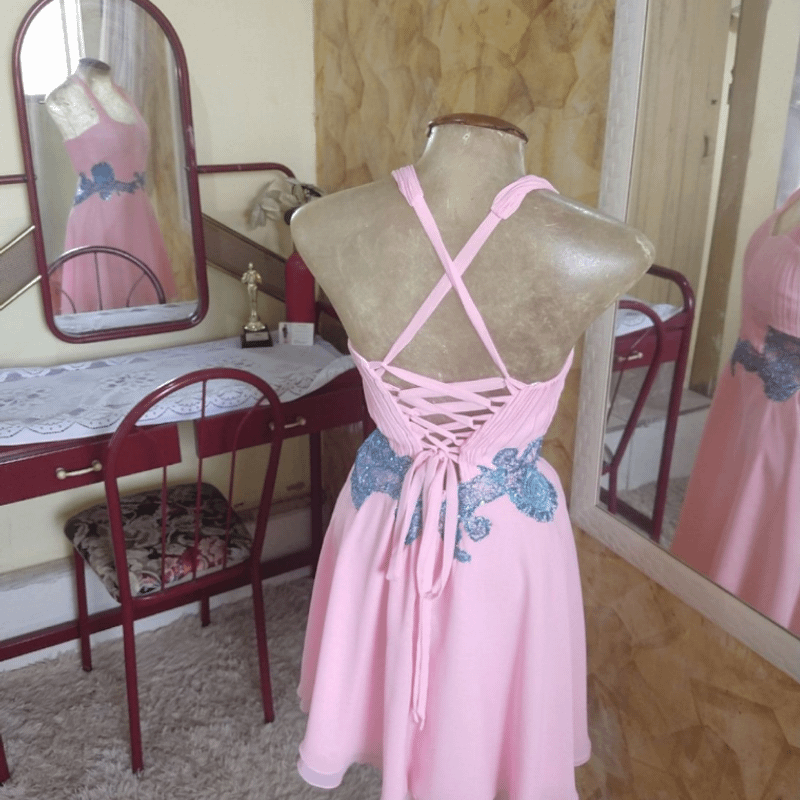 Vestido deals rosa tiffany