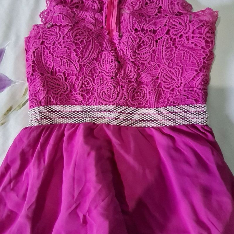 Vestido de madrinha de casamento best sale rosa pink