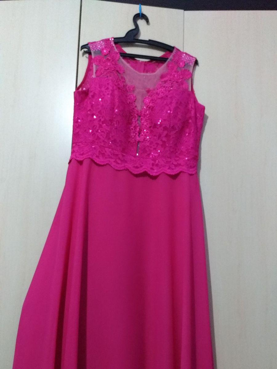 vestido rosa pink para madrinha