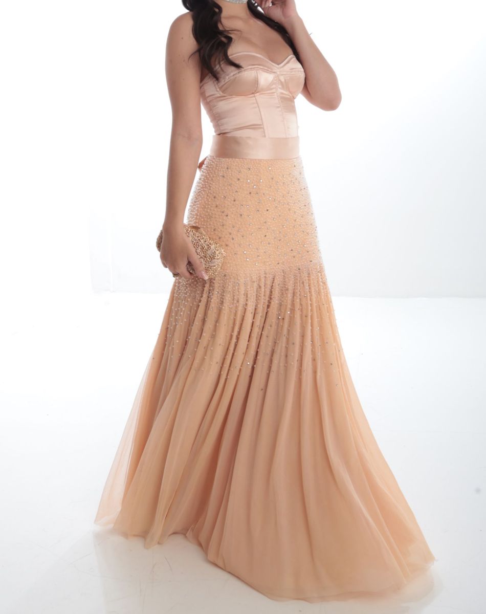 vestido nude para casamento