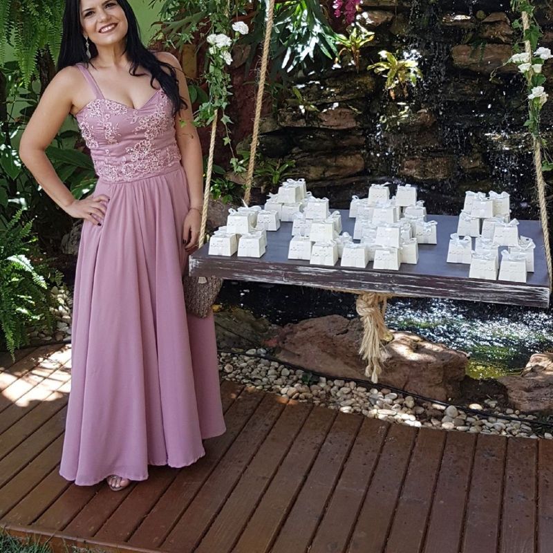 Vestido madrinha hot sale rose quartz