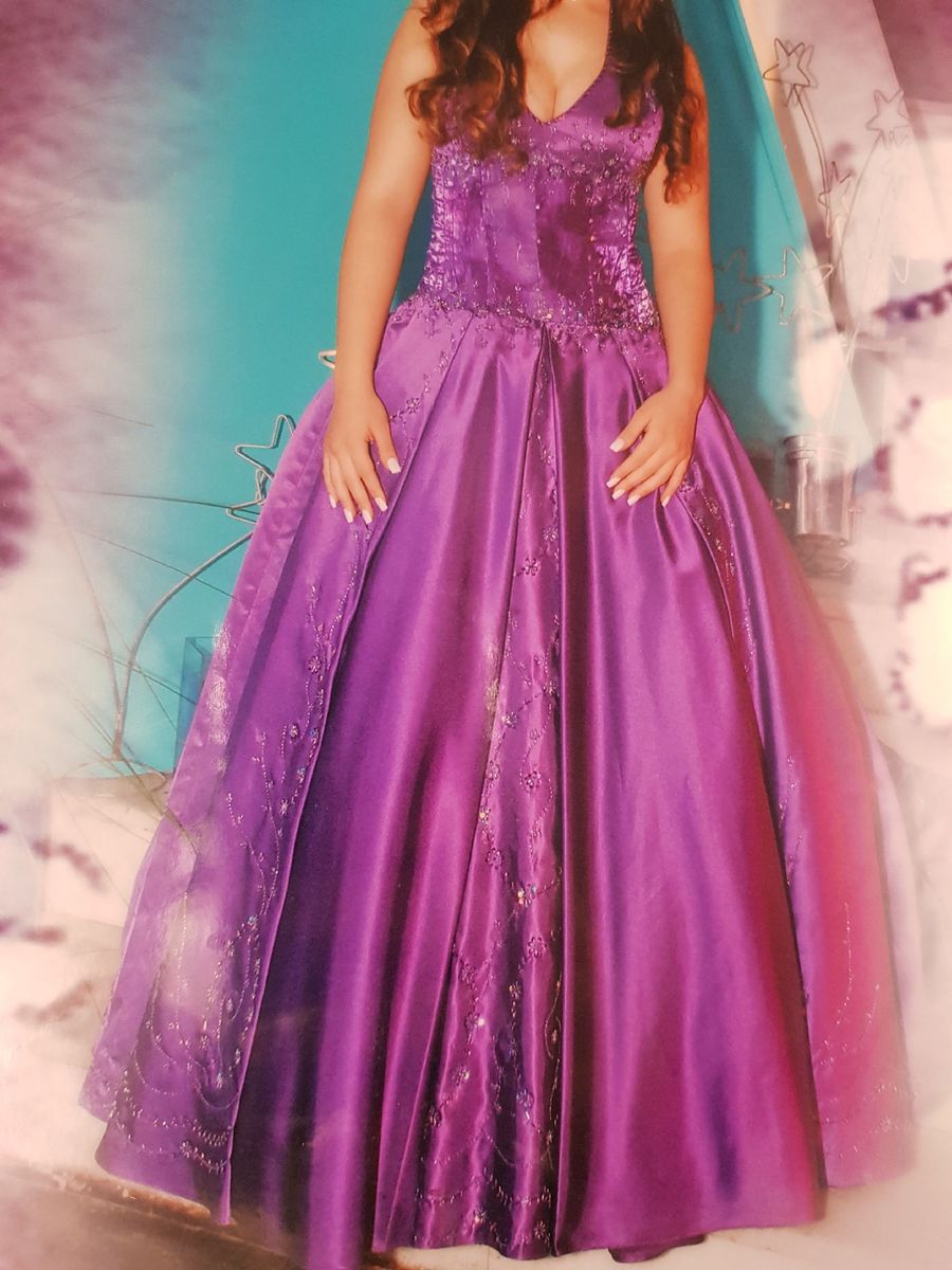 vestido roxo para festa de 15 anos