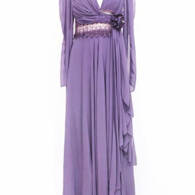 Vestido de madrinha roxo sales escuro