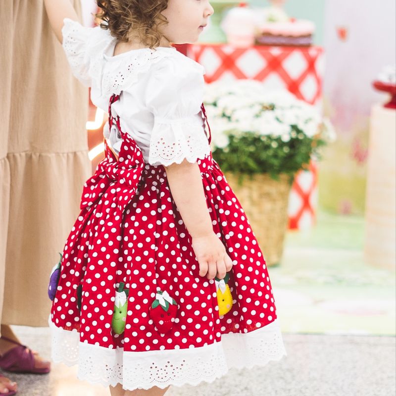 Vestido da minnie hot sale vermelho e branco