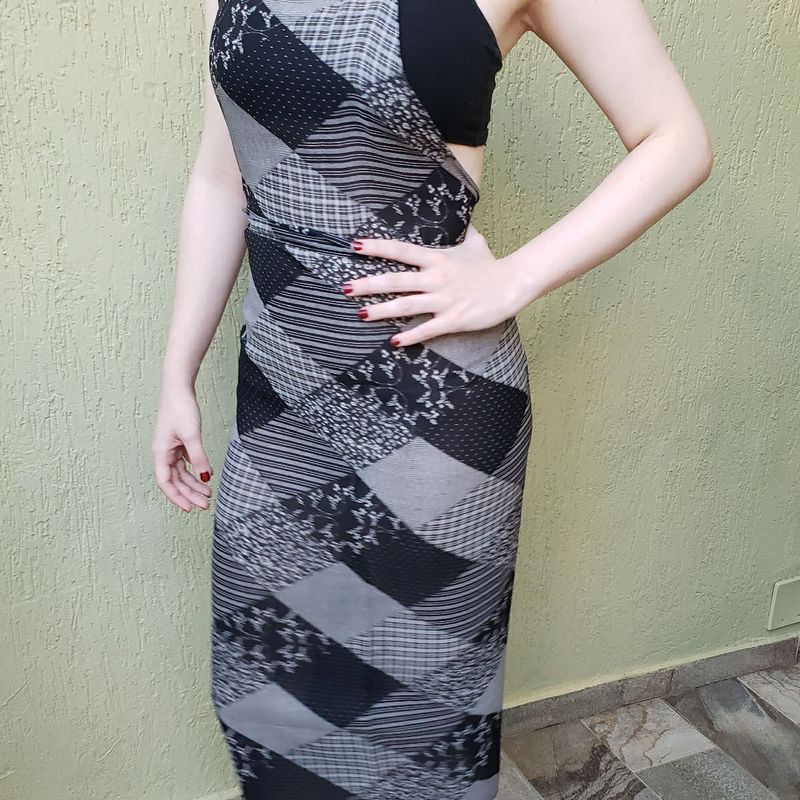 VESTIDO TRANSPASSADO LOUIS VUITTON TAM UNICO