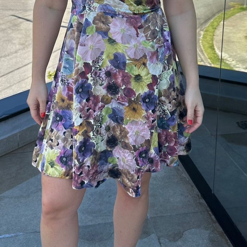 Vestido Seda Animale Animale Usado 108610951 enjoei