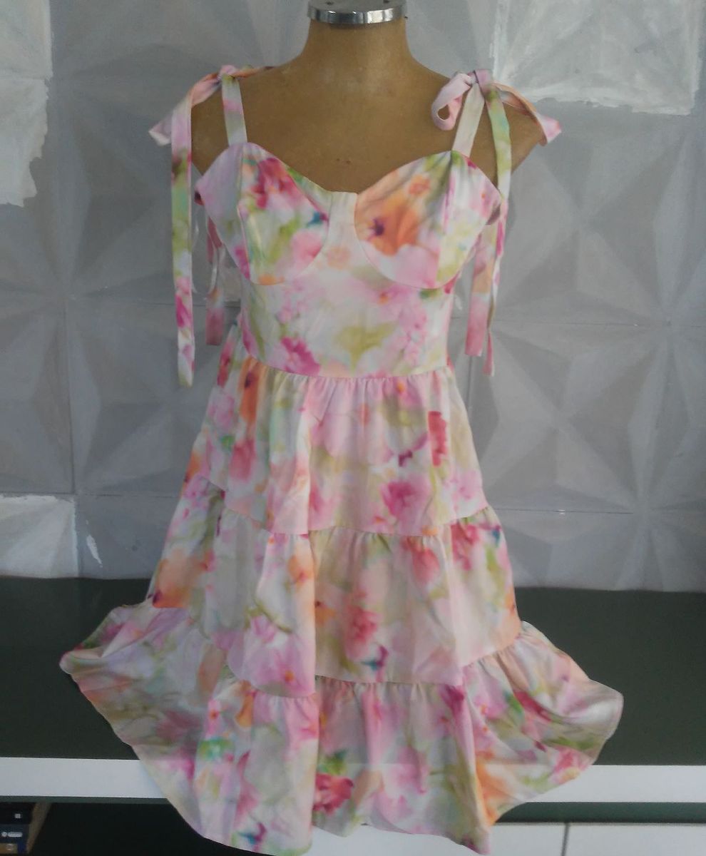 Vestido Princesinha, Vestido Feminino Shein Nunca Usado 91527092