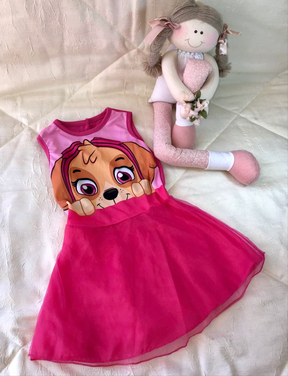 roupa patrulha canina menina