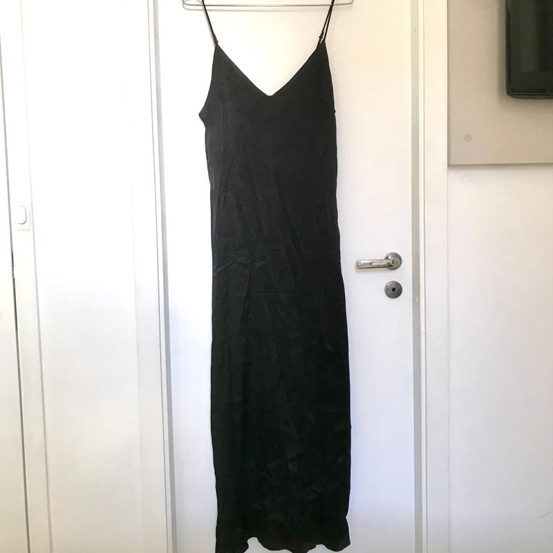 H and m cheap black dress