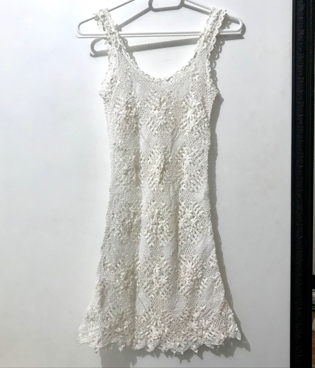 renda de bilro vestido