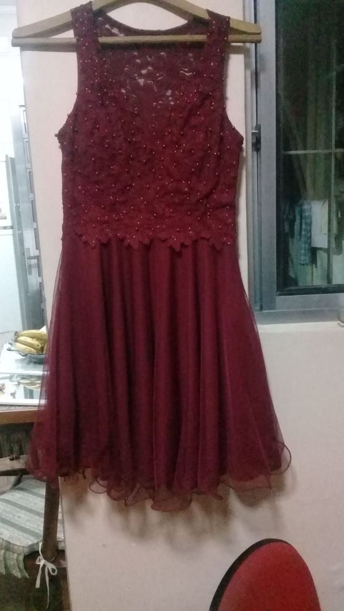 vestido social para adolescente