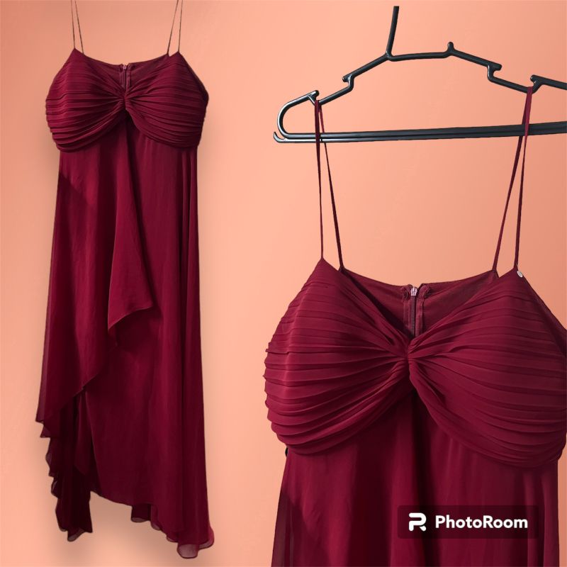 Vestido Social Bordo Vestido Feminino Usado 92912808 enjoei