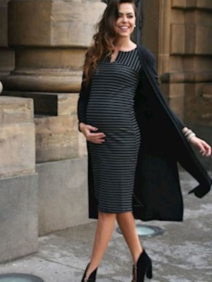 vestido gestante social