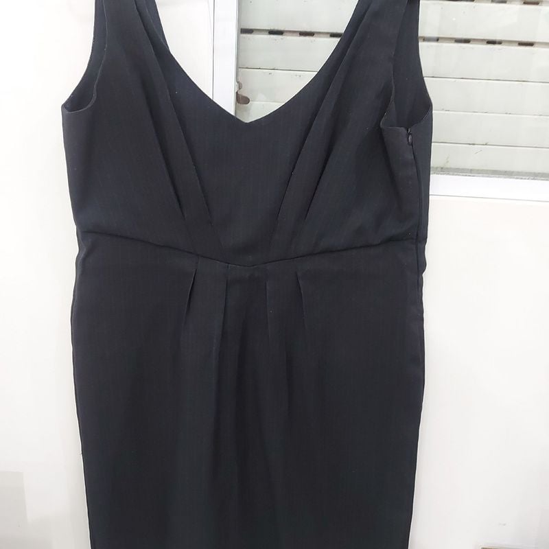 Vestido social best sale risca de giz