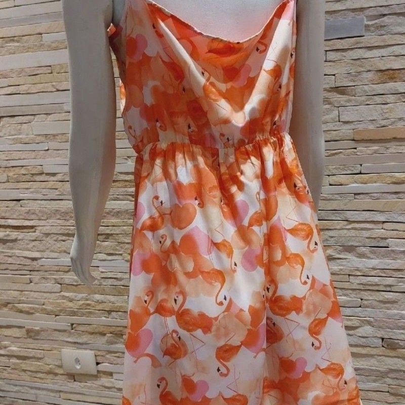 Vestido de flamingo hot sale c&a