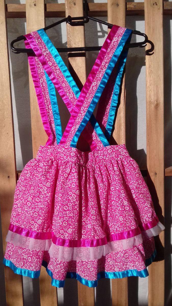 vestido de festa junina suspensorio