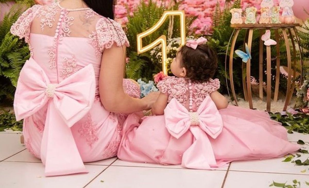 Vestidos tal mãe clearance tal filha bebê