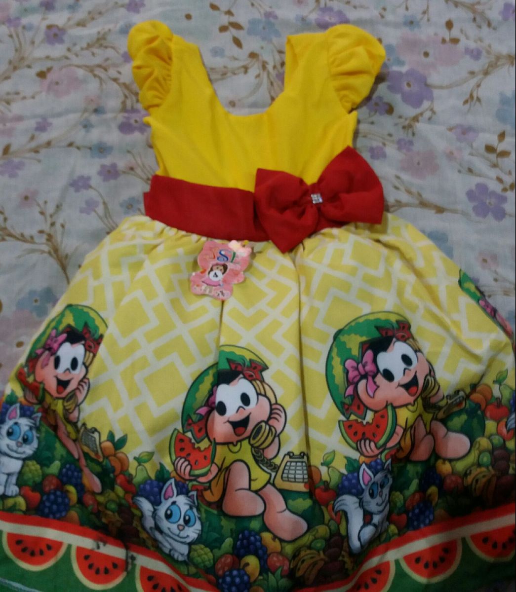 vestido temático da magali