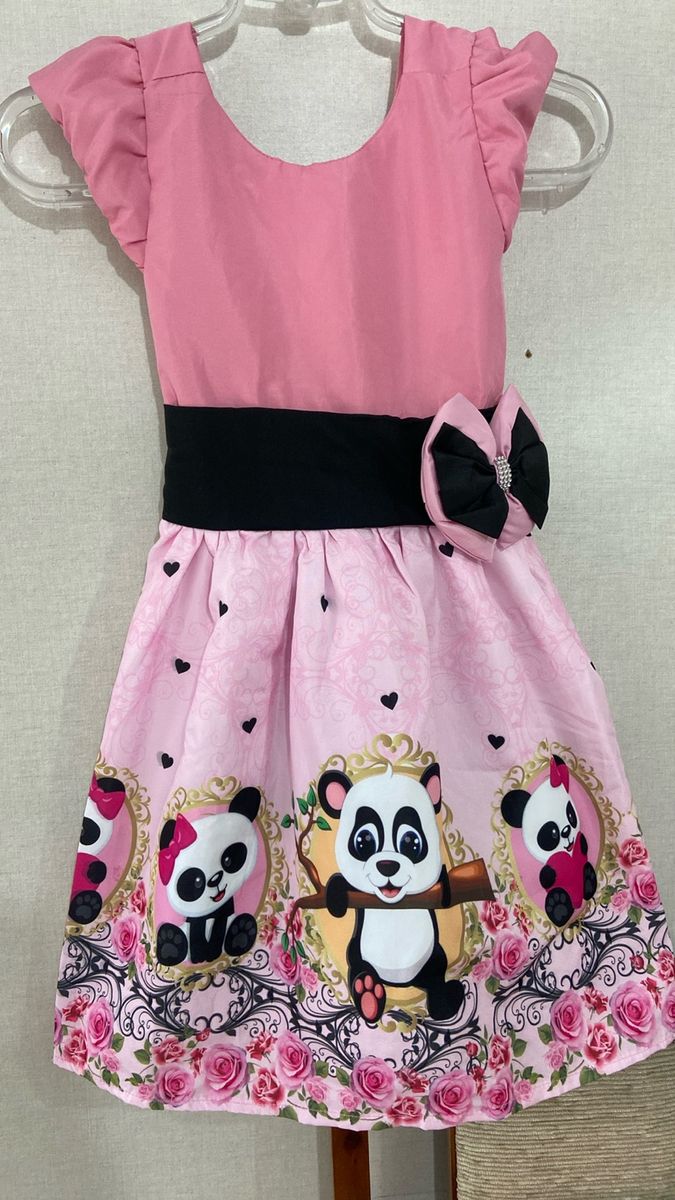 Vestido sales tematico panda