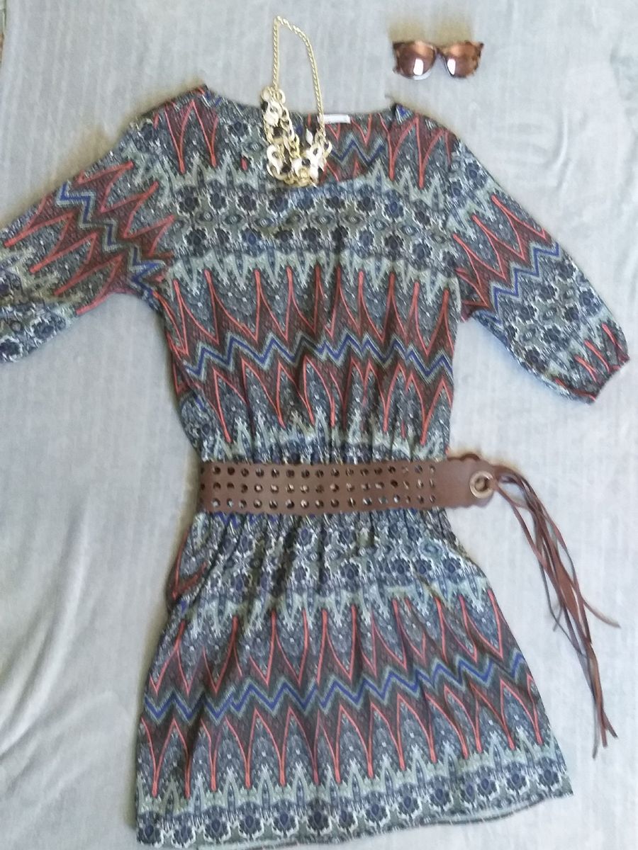 vestido hippie plus size