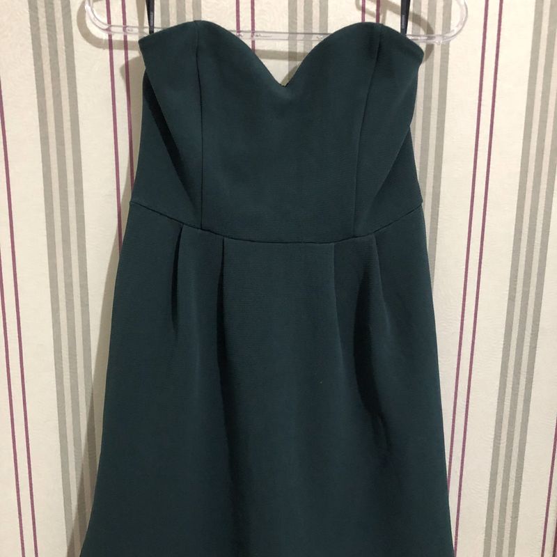 Vestido Tomara Que Caia Verde Forever 21