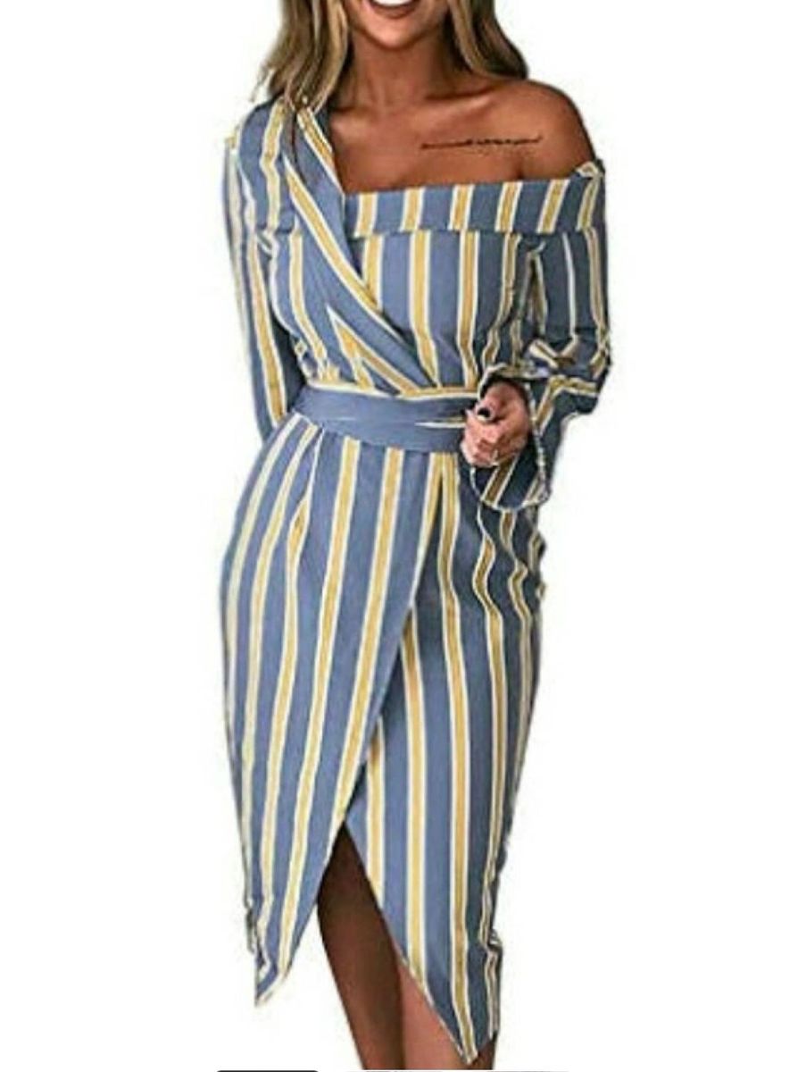 vestido transpassado chamise - vestidos cbr