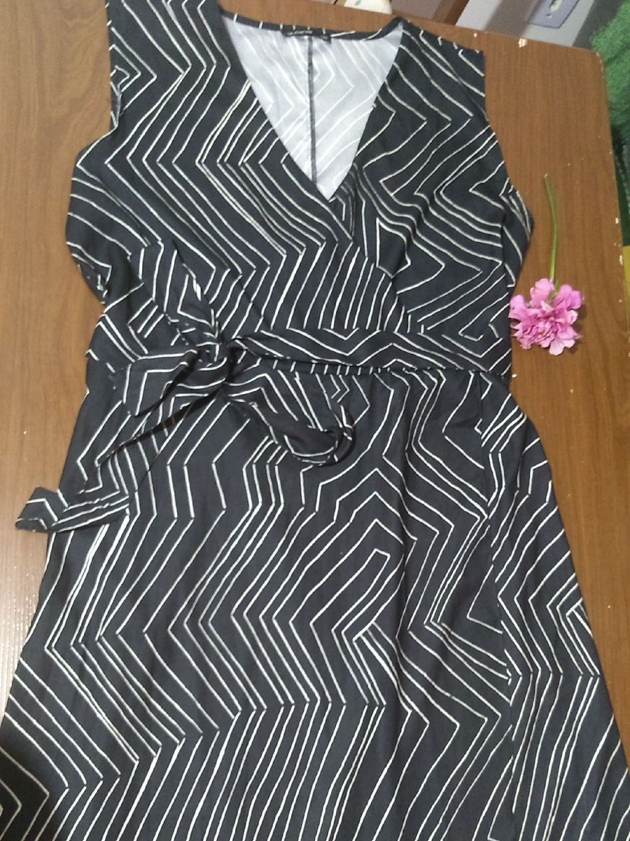 vestido transpassado gg