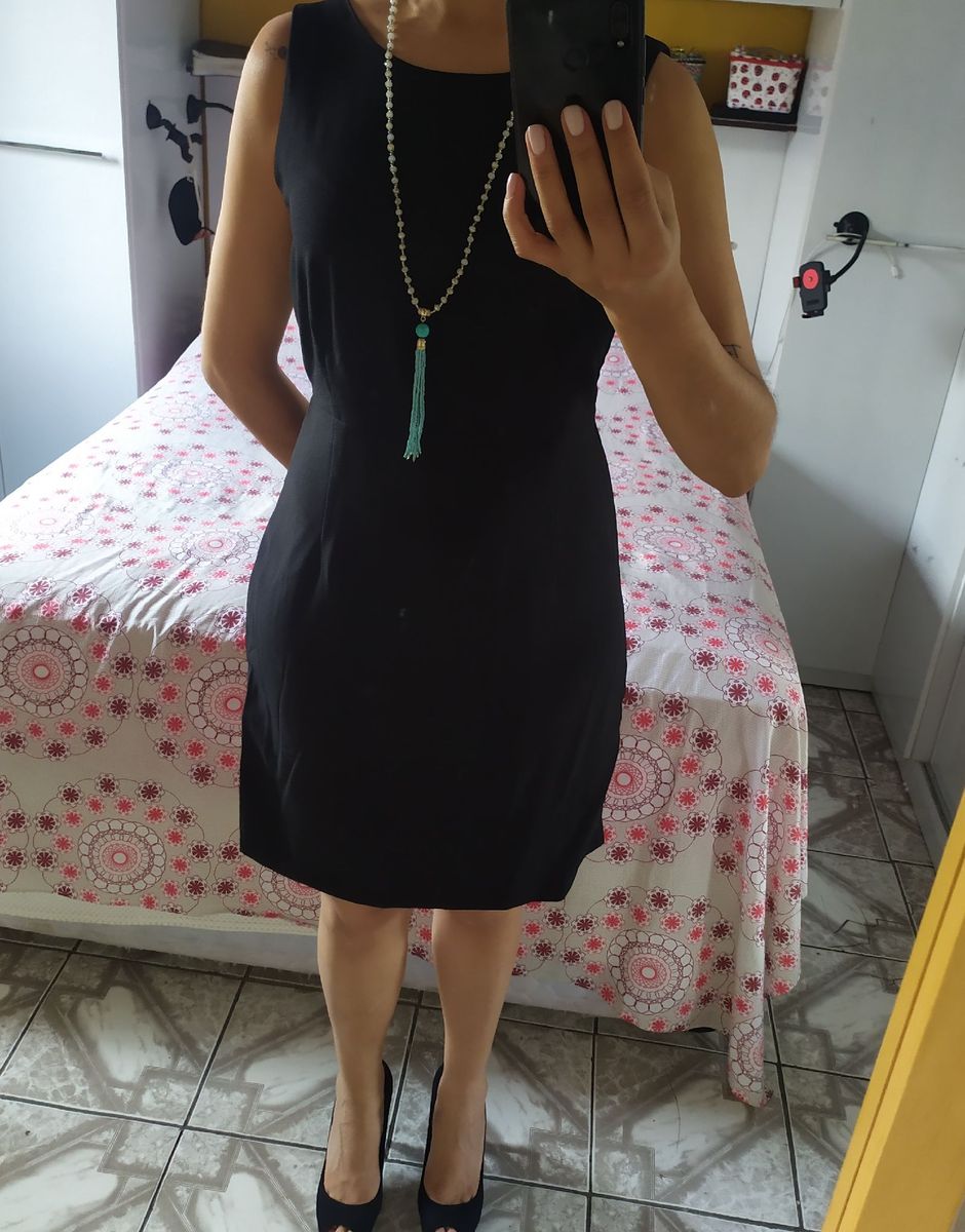 vestido tubinho preto riachuelo